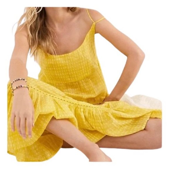 NWT midnight dance maxi dress in canary combo yellow - Small - Picture 1 of 2